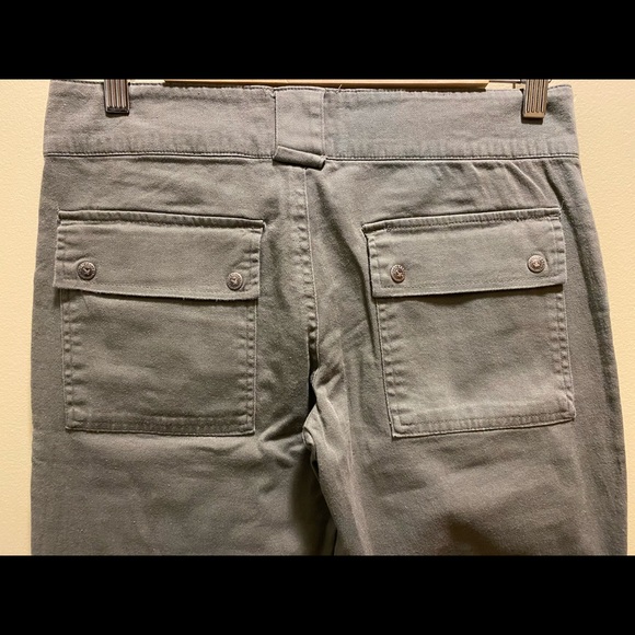 ✨BRAND NEW✨ KHAKI FLARED CARGO PANTS EARLY 2000's - Picture 8 of 10